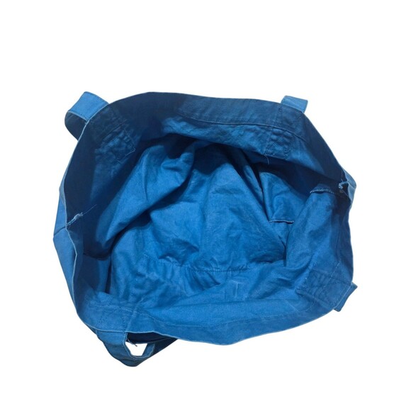 Vintage 90’s ESPRIT Blue Black Logo Tote Carryall Shopper Bag Large Made In USA - Picture 10 of 14